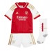 Arsenal Gabriel Jesus #9 Barnkläder Hemma matchtröja till baby 2023-24 Kortärmad (+ Korta byxor) Billigt